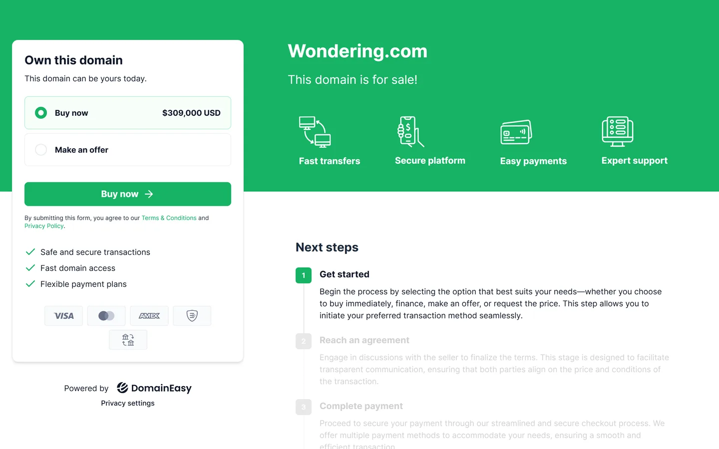 Wondering homepage — AI-moderated research studies for product validation