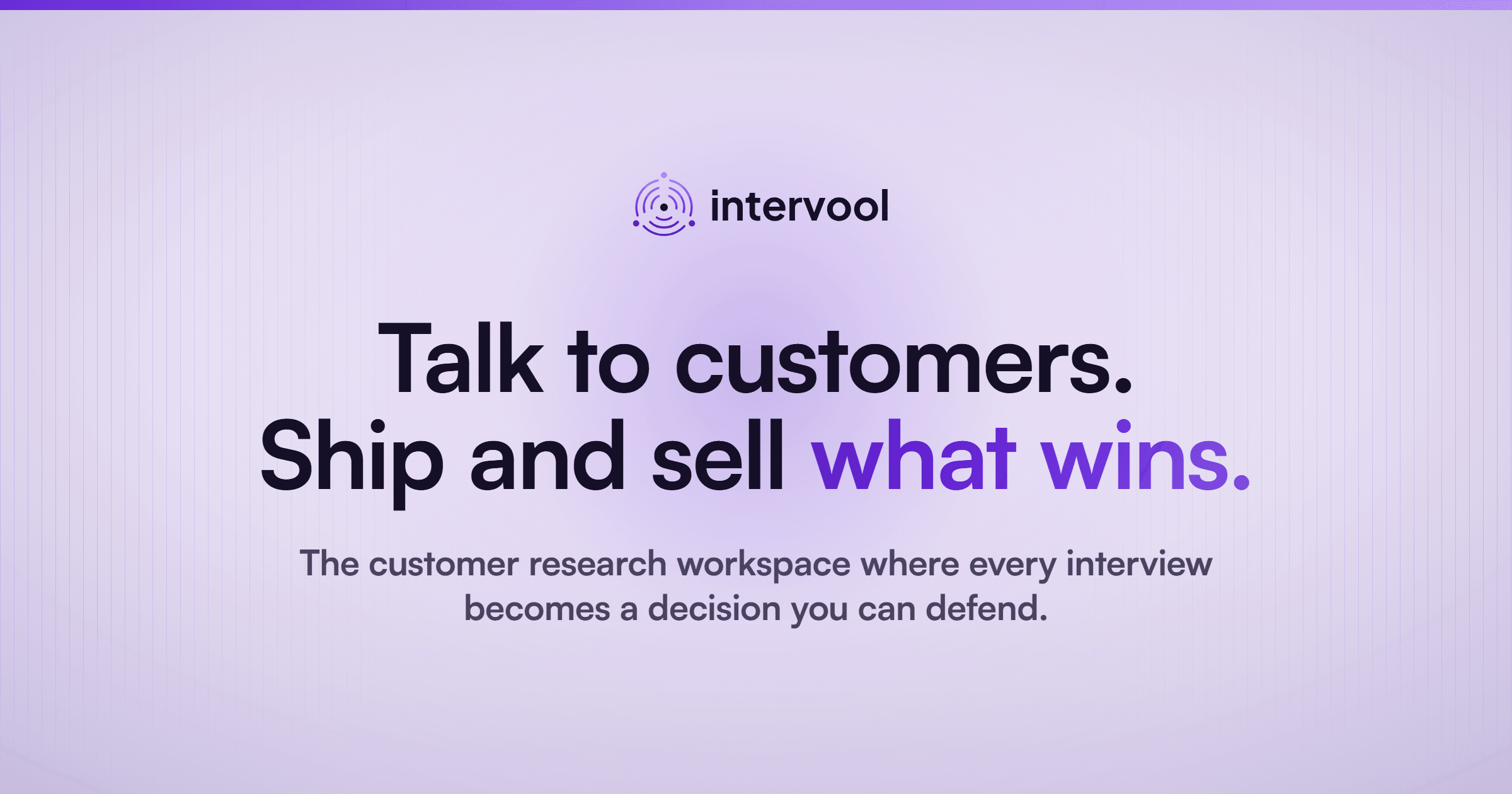 Customer Interview Software & Repository | Intervool
